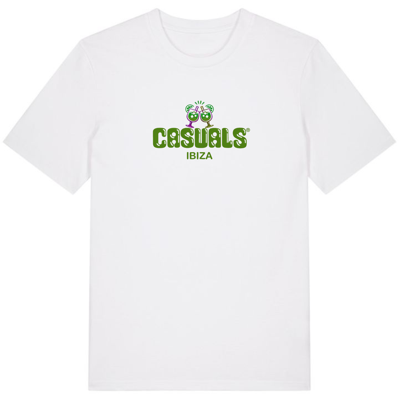 Balearic T-Shirt - White/Green