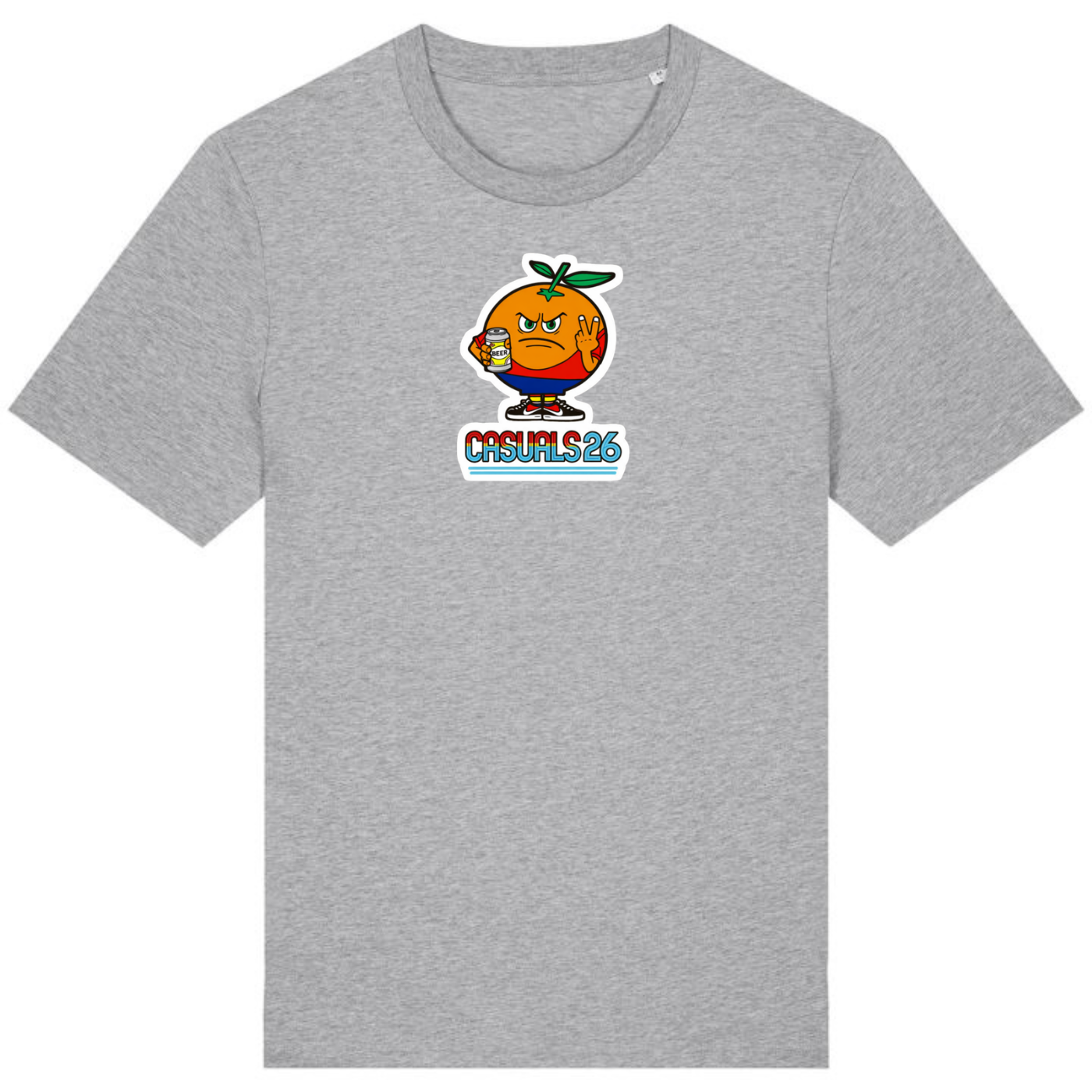 Spain T-Shirt - Grey Marl