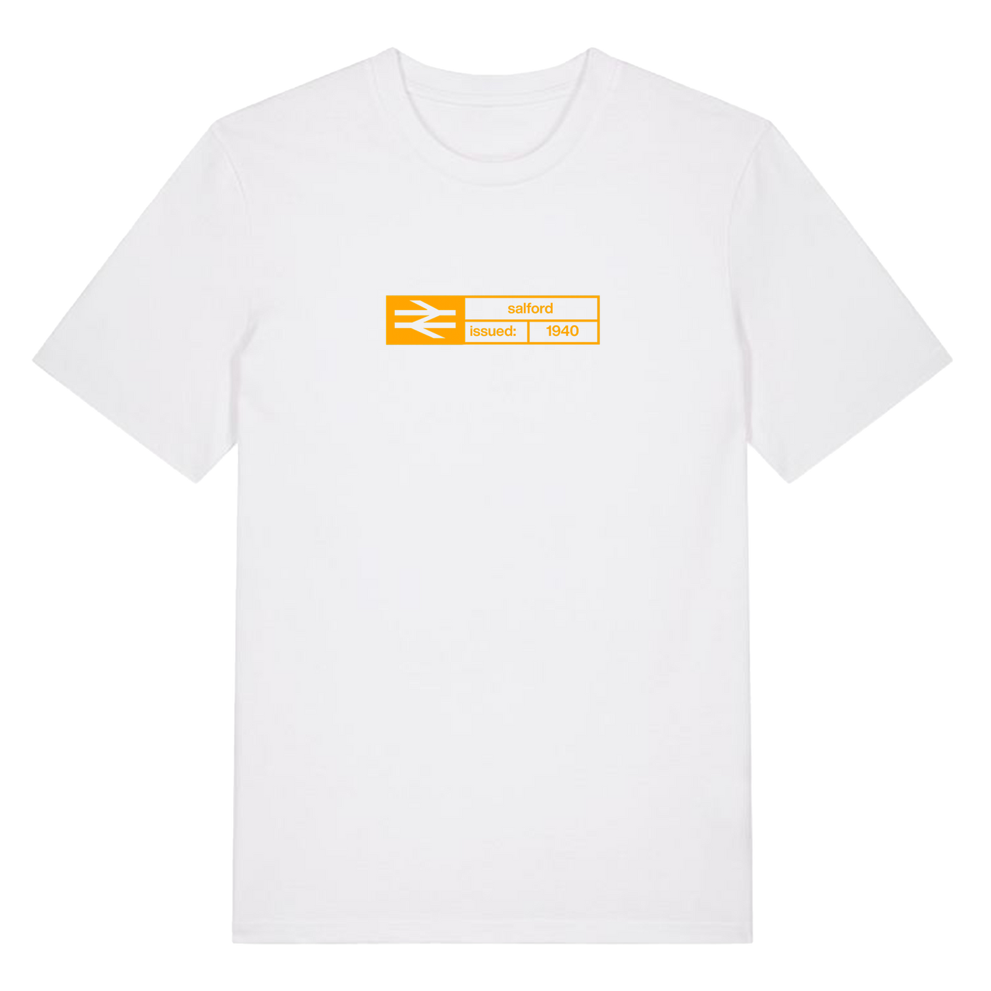 Ticket T-shirt - Salford White/Orange