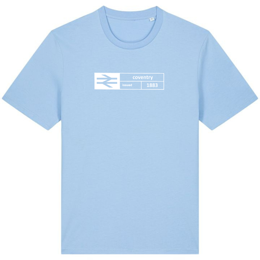 Ticket T-Shirt - Coventry Sky/White