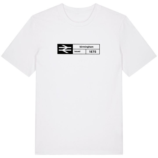 Ticket T-Shirt - Birmingham White/Black
