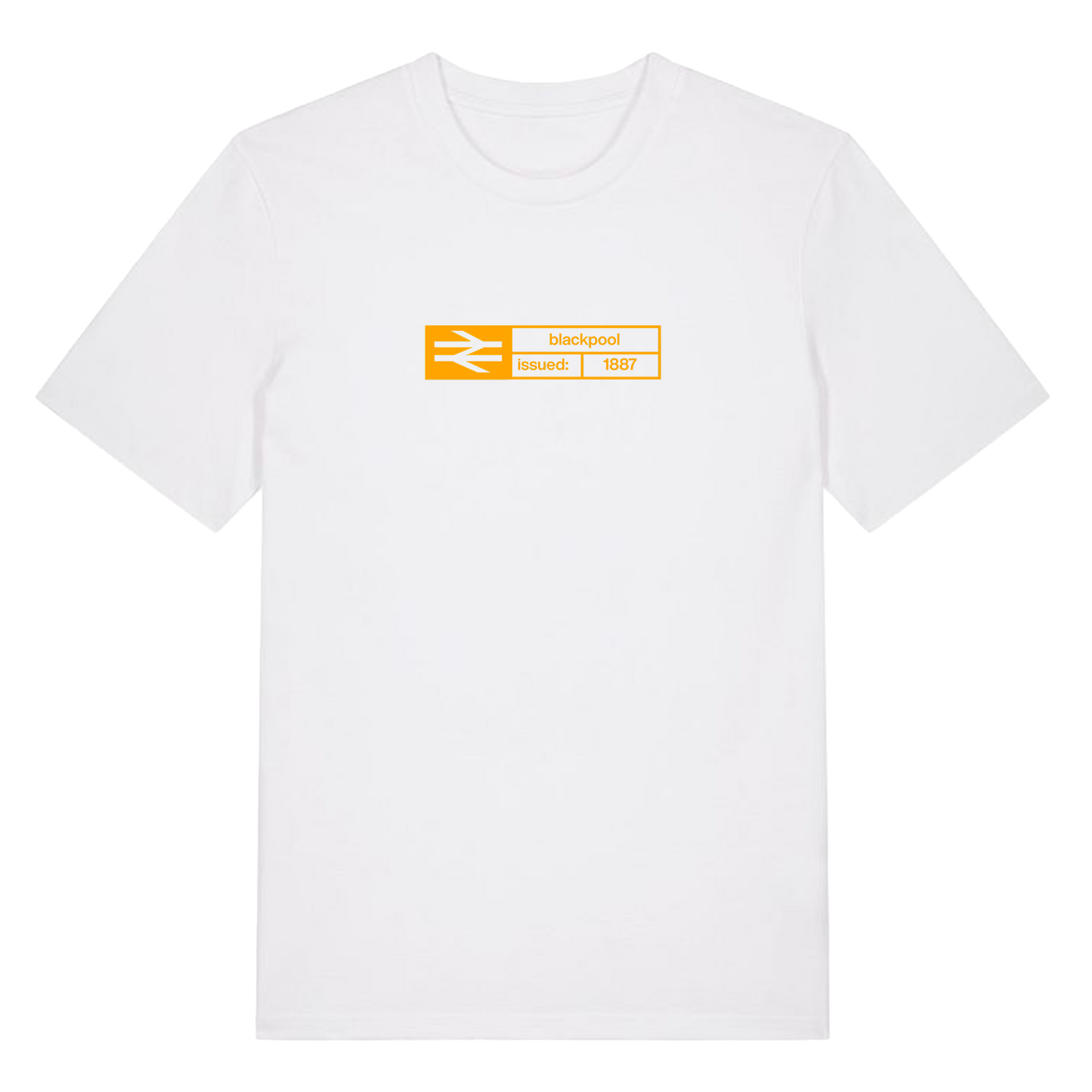 Ticket T-shirt - Blackpool White/Orange