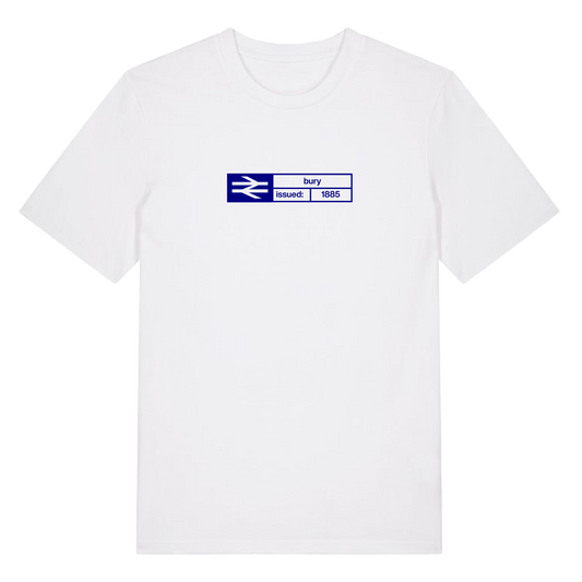 Ticket T-Shirt - Bury White/Navy