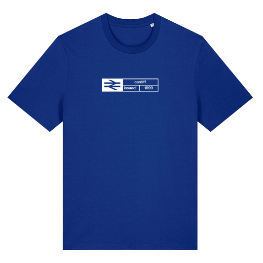 Ticket T-shirt - Cardiff Royal Blue/White