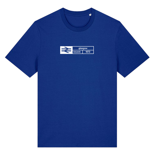 Ticket T-shirt - Glasgow Royal Blue/White