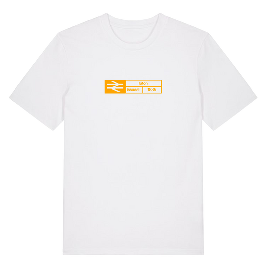 Ticket T-shirt - Luton White/Orange