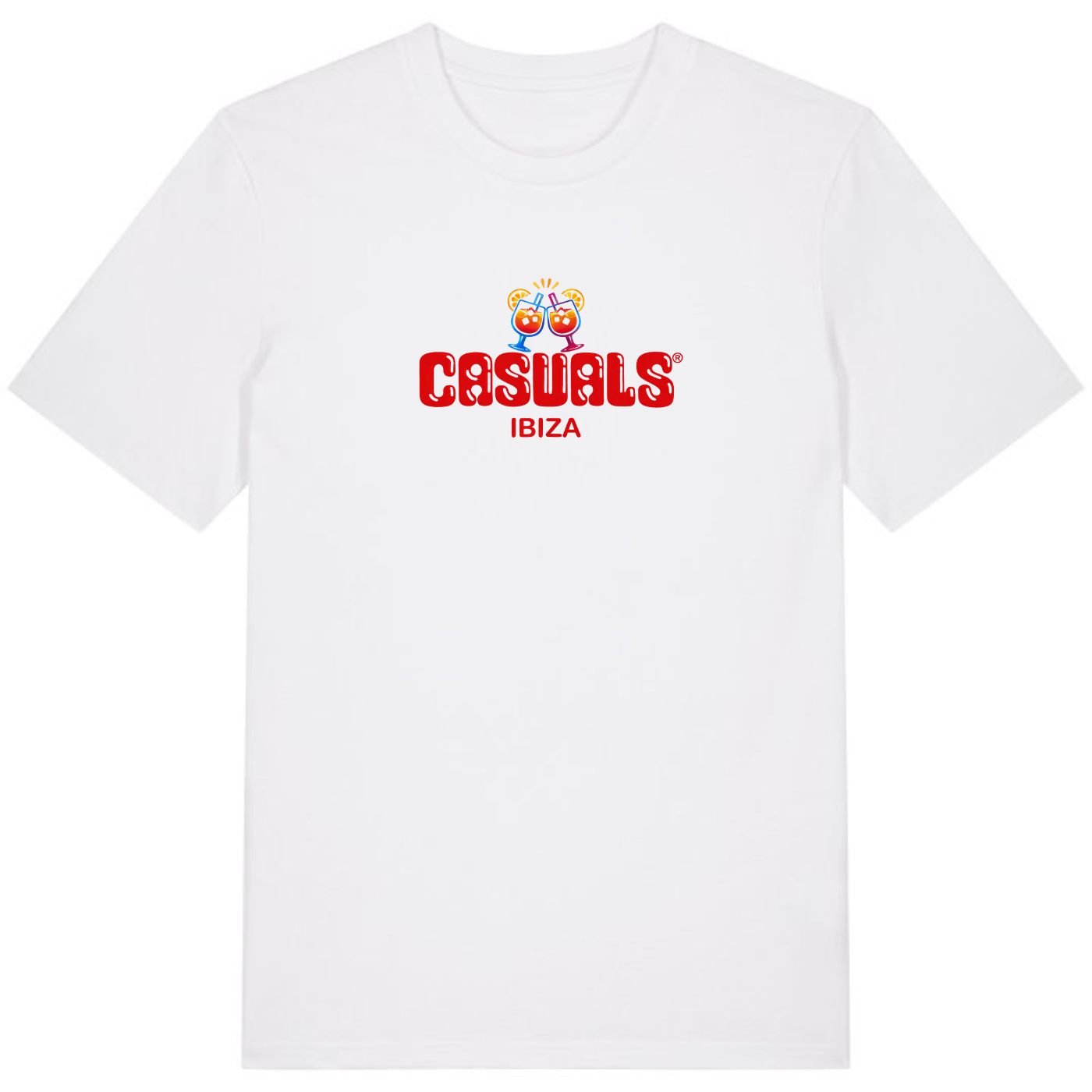 Balearic T-Shirt - White/Red