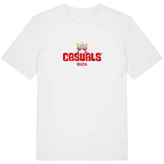Balearic T-Shirt - White/Red