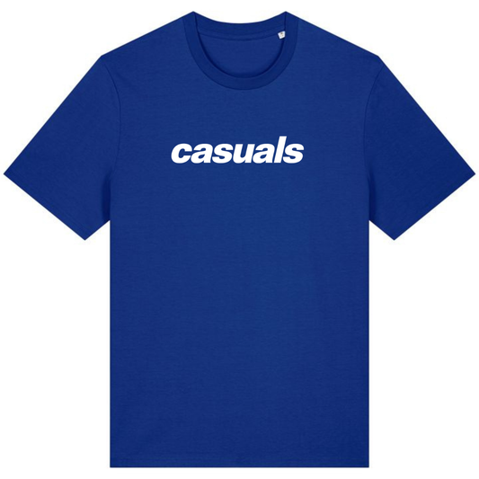 Indie Logo T-Shirt - Royal Blue/White