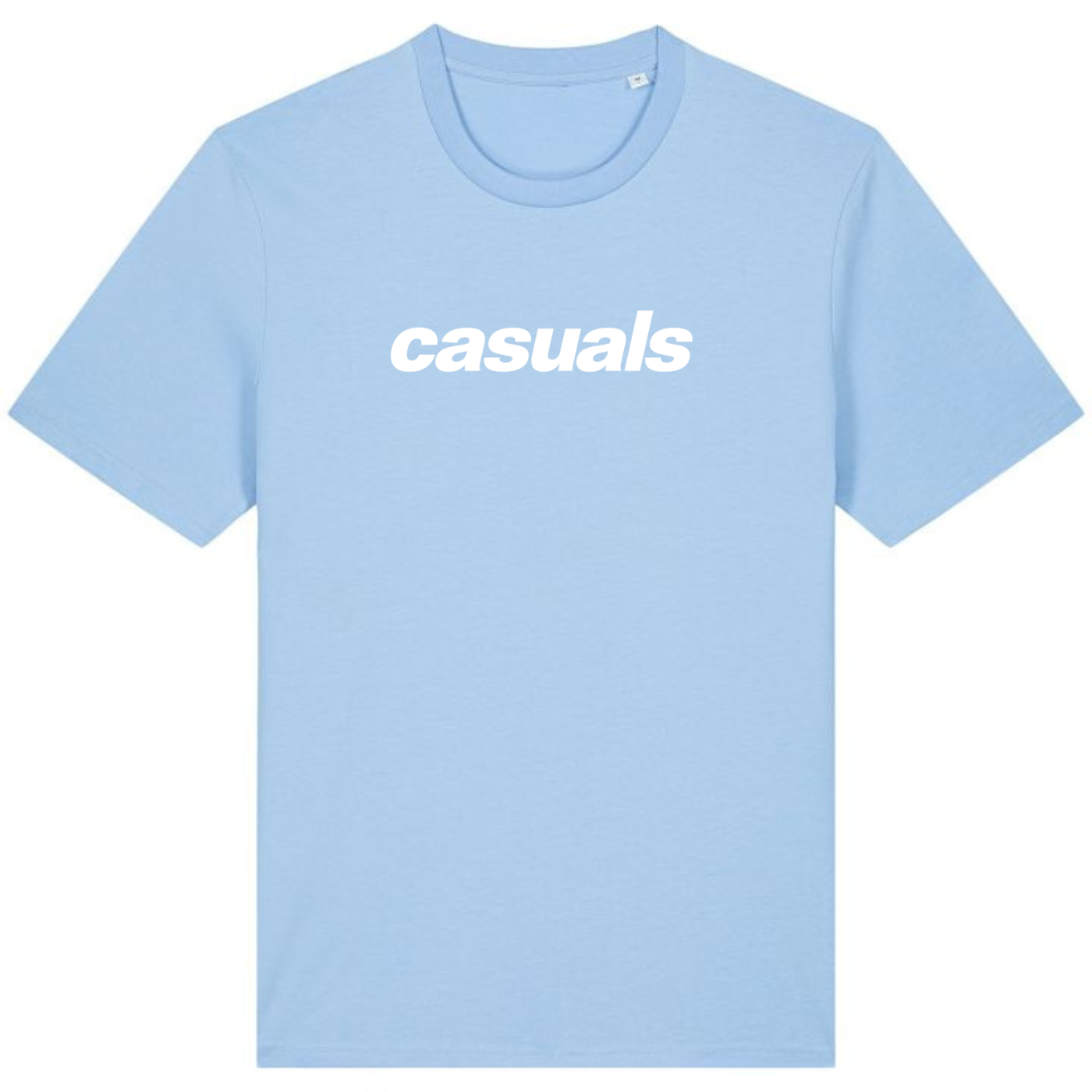 Indie Logo T-Shirt - Sky Blue/White