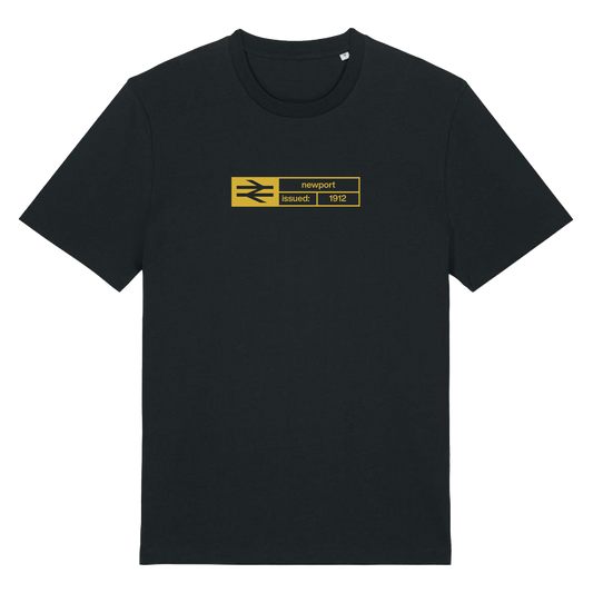 Ticket T-shirt - Newport Black/Gold
