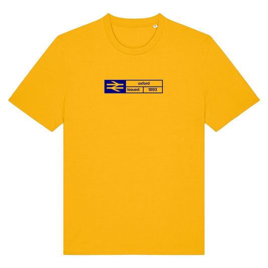 Ticket T-shirt - Oxford Yellow/Navy