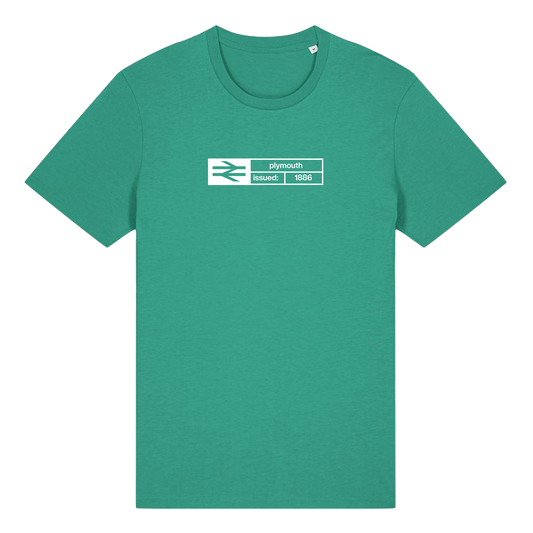 Ticket T-shirt - Plymouth Green/White