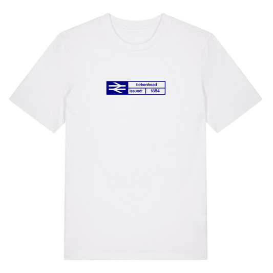 Ticket T-Shirt - Birkenhead White/Navy