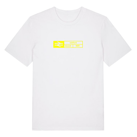 Ticket T-shirt - Watford - White/Yellow