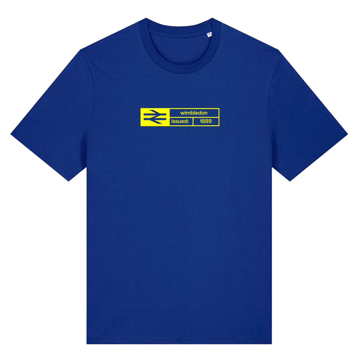 Ticket T-shirt - Wimbledon Royal Blue/Yellow