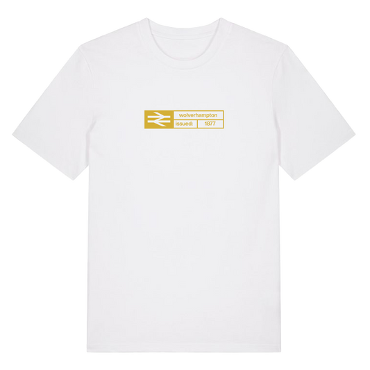 Ticket T-shirt - Wolverhampton White/Gold