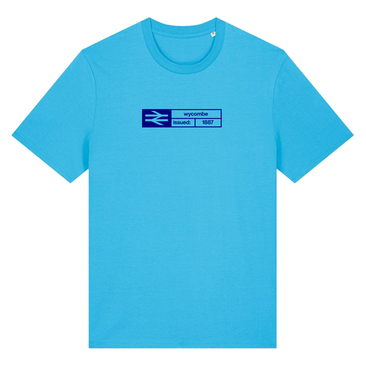 Ticket T-shirt - Wycombe Sky Blue/Navy